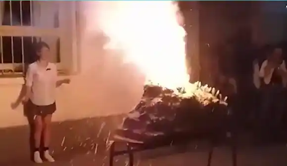 Pergamino: una explosión en una feria escolar dejó una menor grave y varios heridos