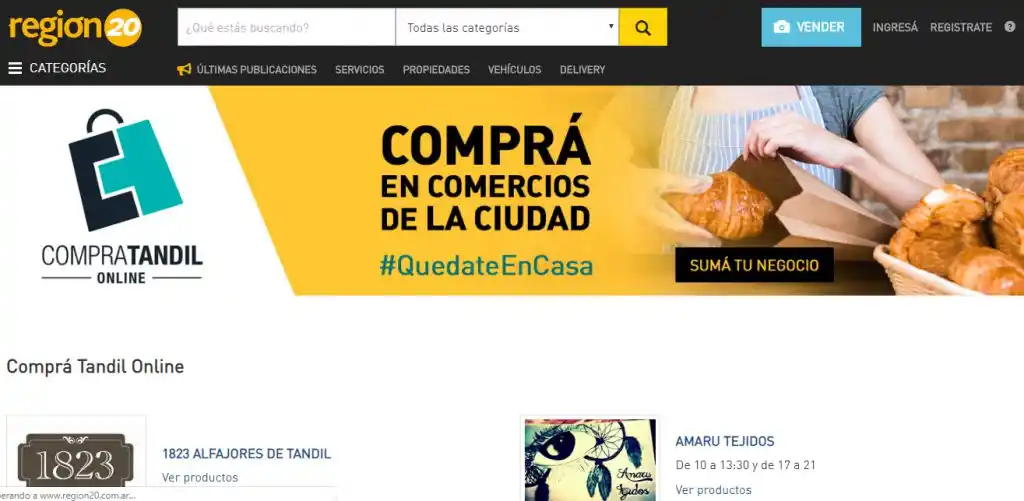 Compra Tandil Online ofrece productos de unas 300 empresas y recibió más de 4500 visitas