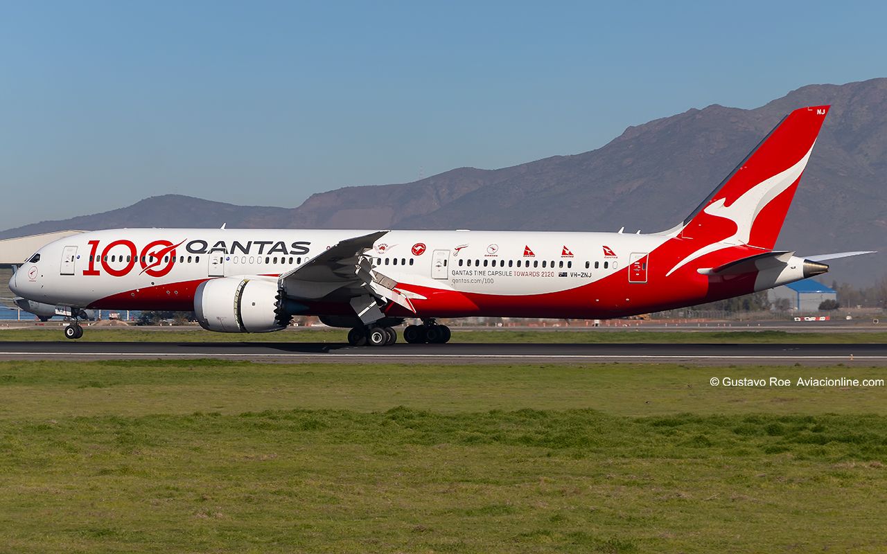 VH-ZNJ – Qantas – Boeing 787-9