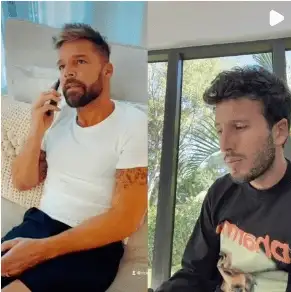 Sebastian Yatra acompañó en varias fechas a Ricky Martin y Enrique Iglesias. Foto Instagram