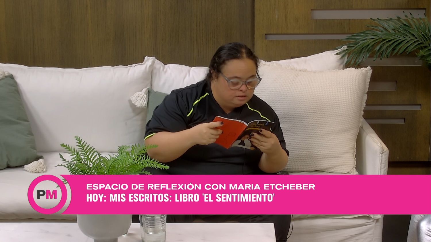 María Etcheber compartió los escritos de su libro " Mis sentimientos"