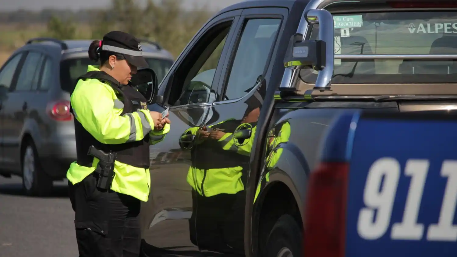 Los controles se centraron en intersección de rutas 93 y 33. Archivo.