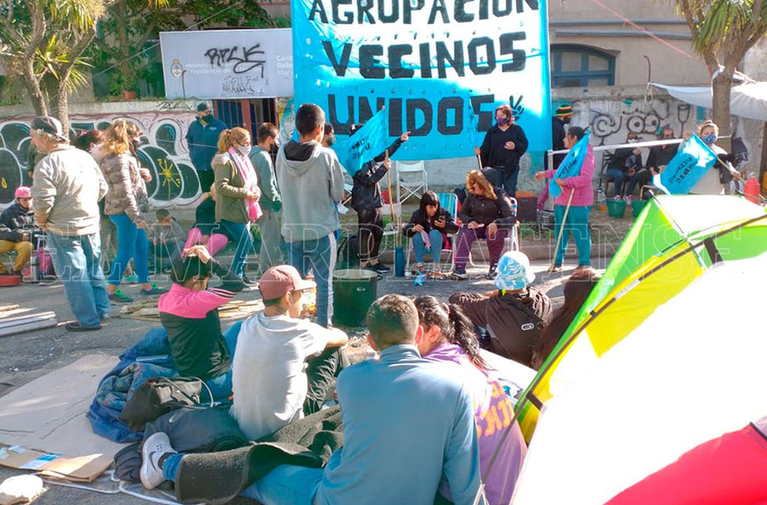 Levantaron el acampe en el Unzué