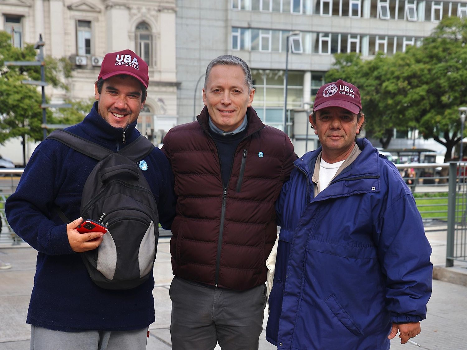 Intendente Gray participó de la marcha de la UBA contra el desfinanciamiento de la universidad pública