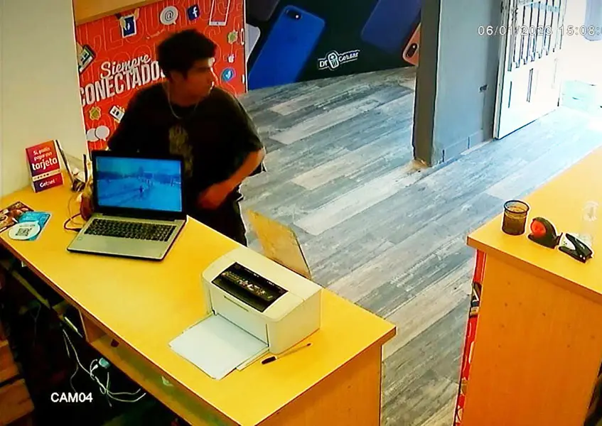 Robó una computadora