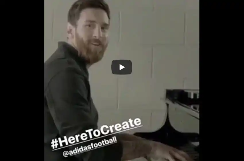 Messi, ¿un crack también en el piano?