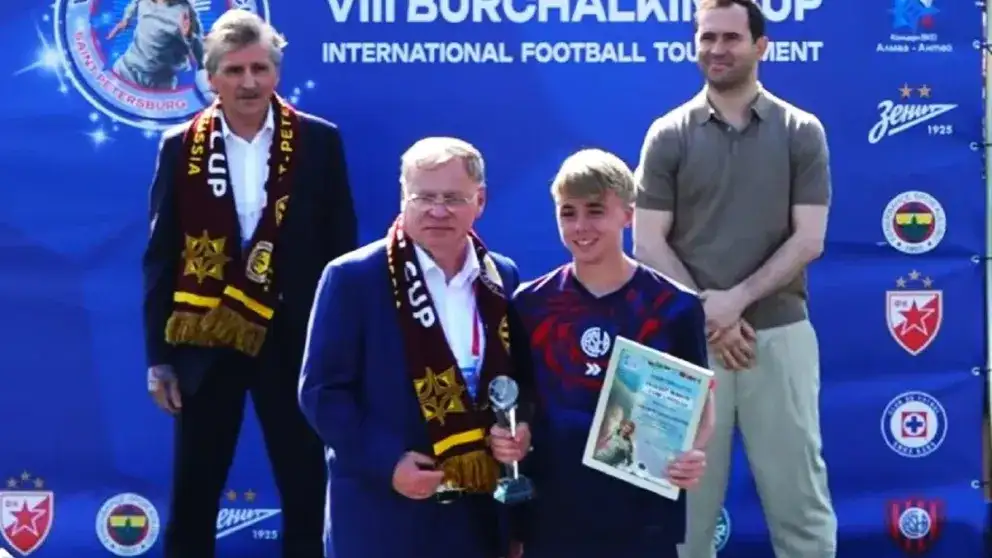 Con 13 años y surgido en Urdinarrain: Augusto Neuwirt fue elegido mejor arquero en la Copa Burchalkin 2026 en Rusia