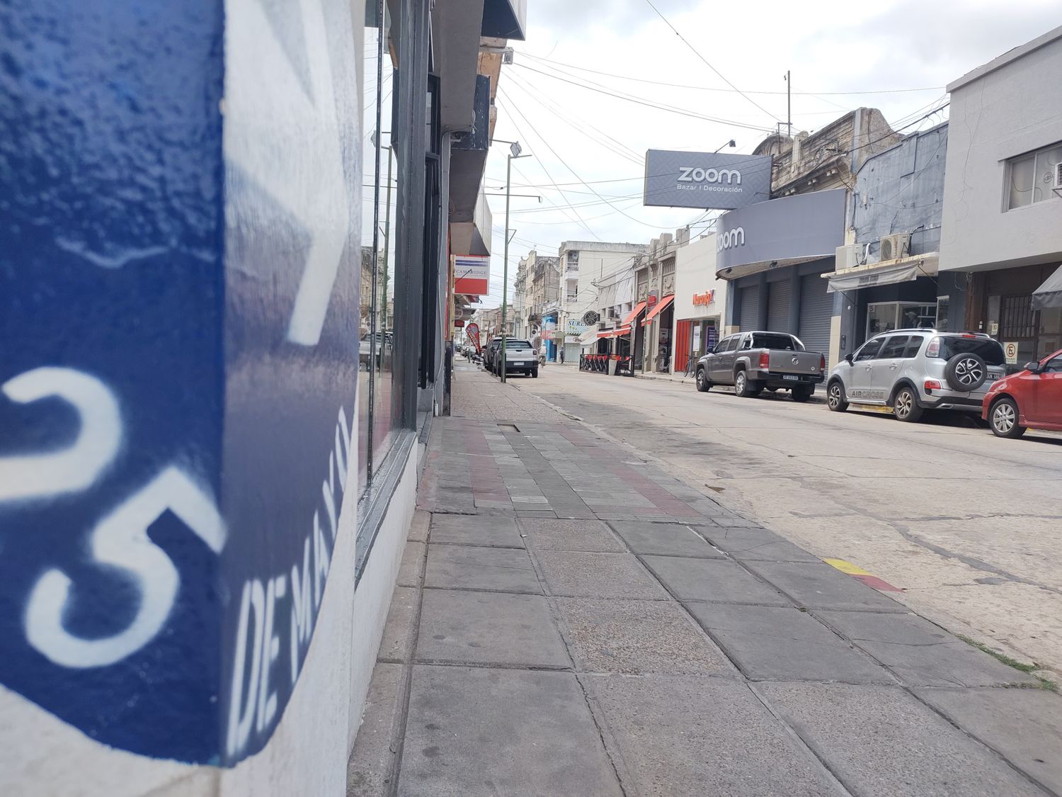 Imagen desoladora del centro.