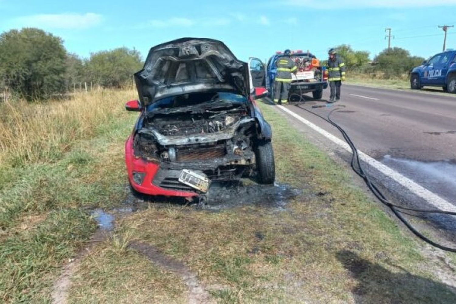 Preocupación en la Ruta 11 por un incidente con un automóvil 