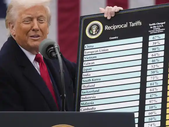 Trump celebra los aranceles: "Hacen que EE. UU. sea grande y rico de nuevo"