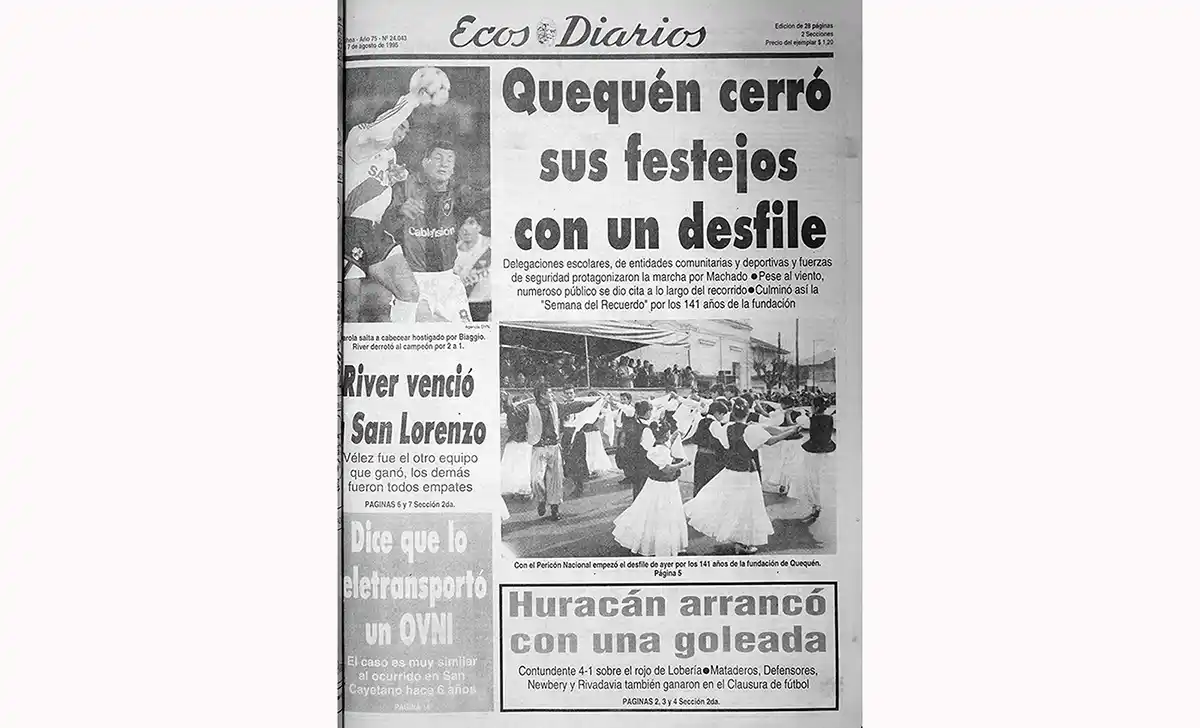 Lunes 7 de agosto de 1995