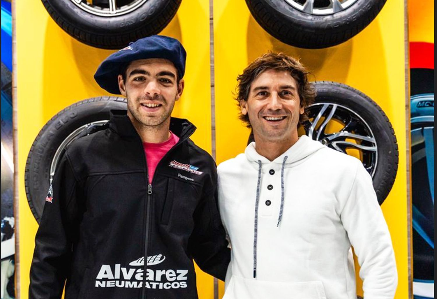En equipo. Juan Bautista junto a Todino, en la presentación del TN