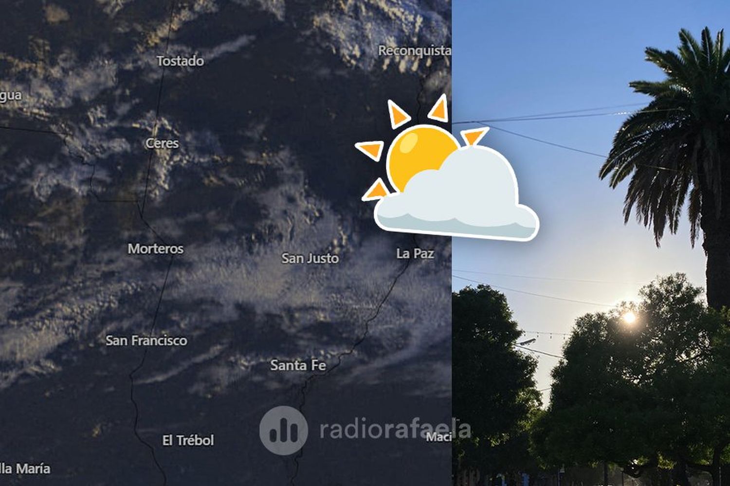 Comienza la semana a cielo despejado en la ciudad de Rafaela: ¿cómo seguirá el tiempo?