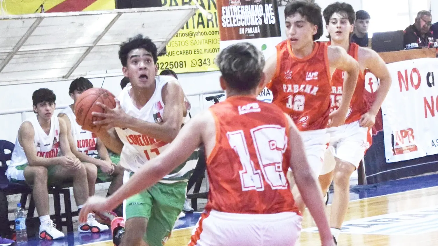 Concordia se subió al podio del Entrerriano de Básquetbol U15