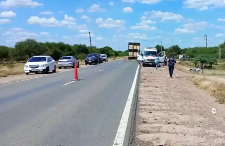 El penoso hecho ocurrió en la Ruta 81 a la altura de la entrada a El Oculto.