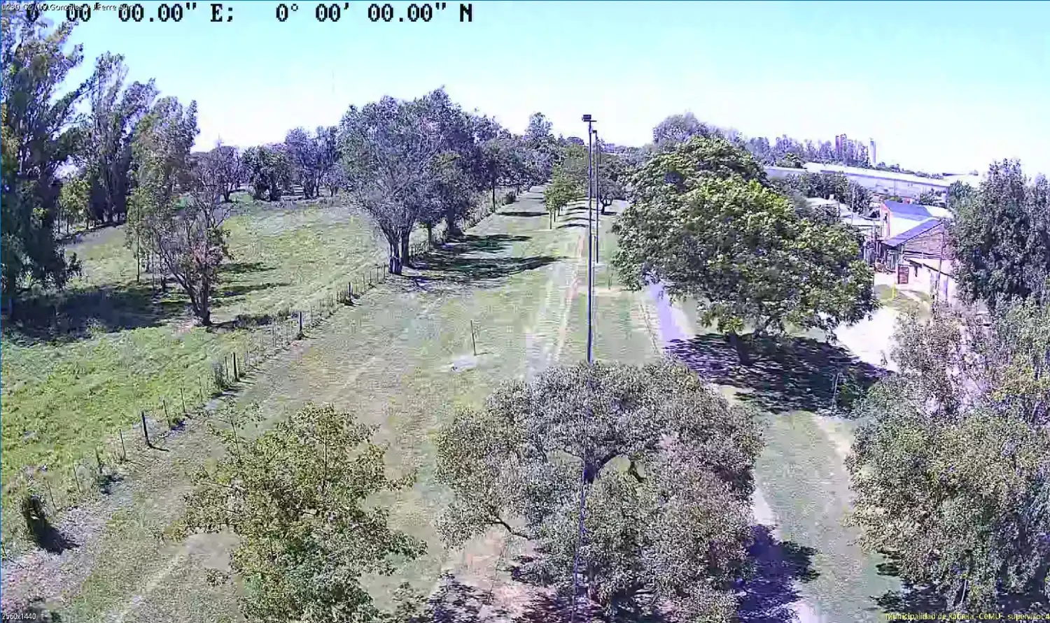 Se pusieron en marcha tres cámaras de video vigilancia