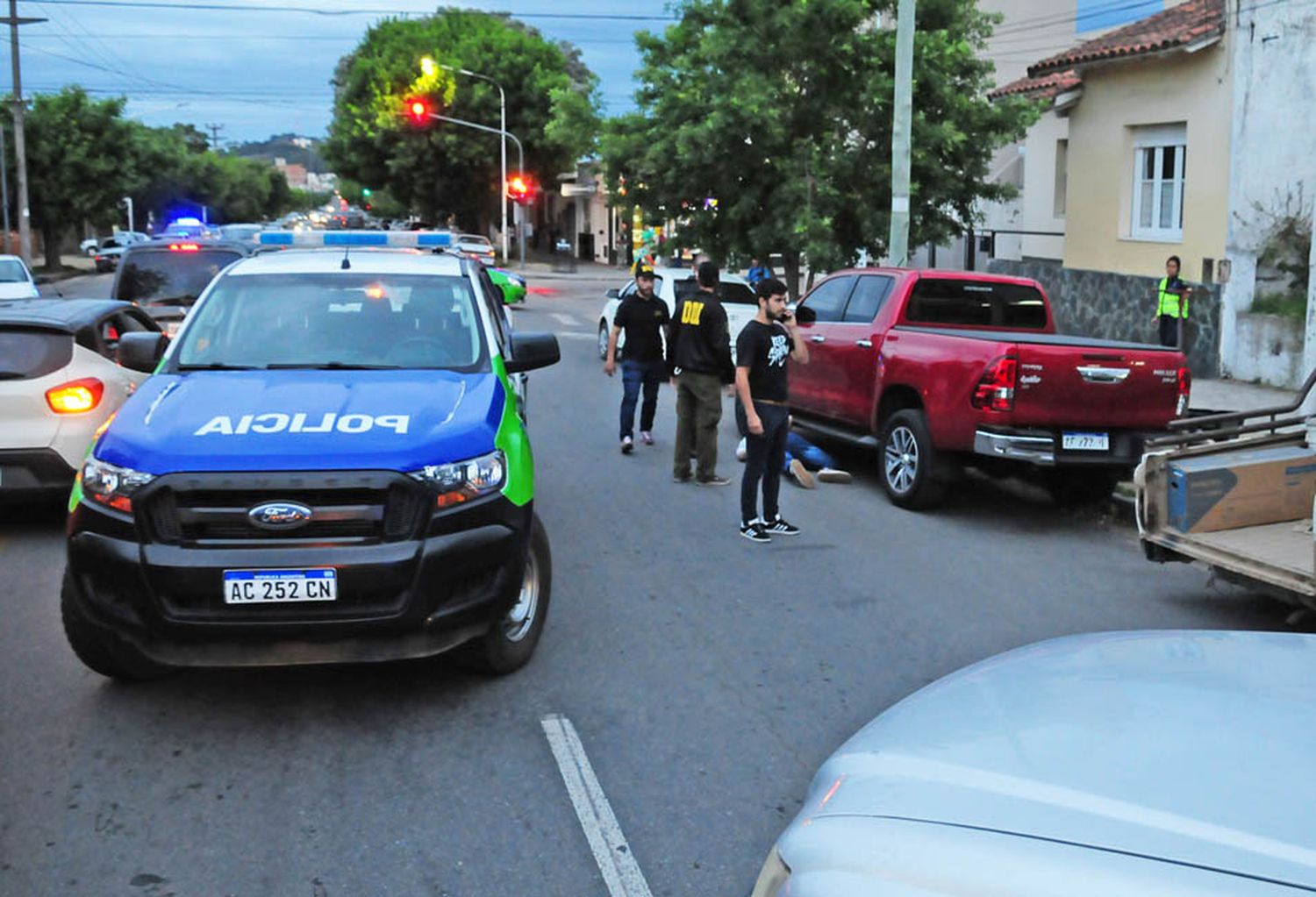 Trasladaron a los tres aprehendidos a Gonzales Chaves