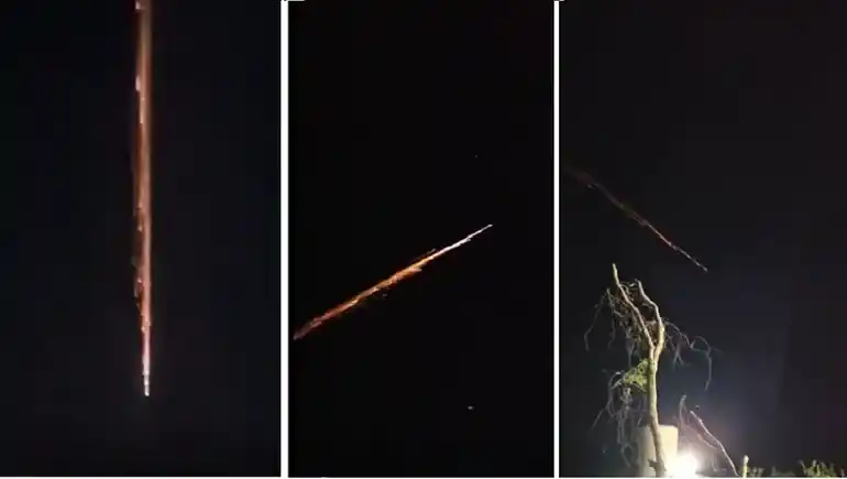 El fenómeno fue registrado en la madrugada de este sábado.