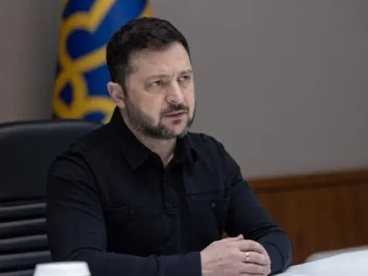El presidente ucraniano Volodímir Zelenski.