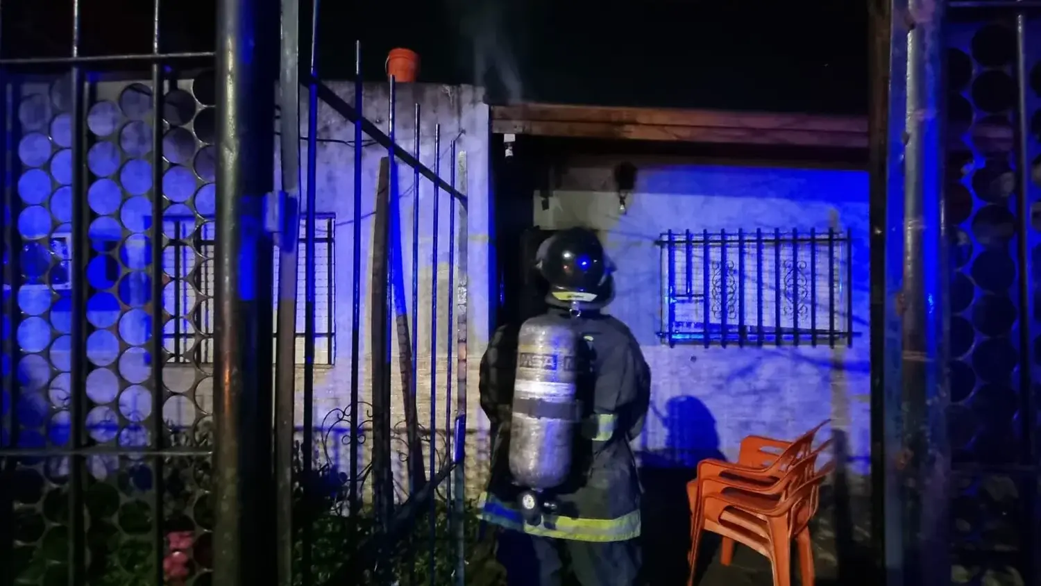 Incendio en una casa de zona noroeste.