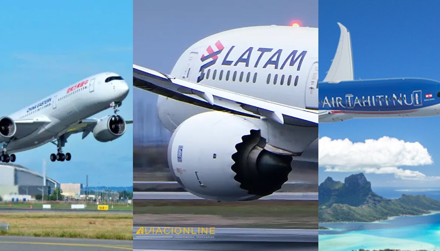 LATAM finaliza su acuerdo de código compartido con Air Tahiti Nui y firma alianza con China Eastern Airlines