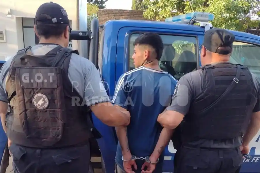 Joven sunchalense terminó detenido por agredir a una mujer