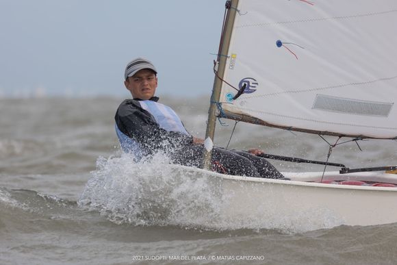 Inicia el Sudamericano de Optimist en Mar del Plata con Francina Paz, Francisco Gómez y Delfina Kuttel