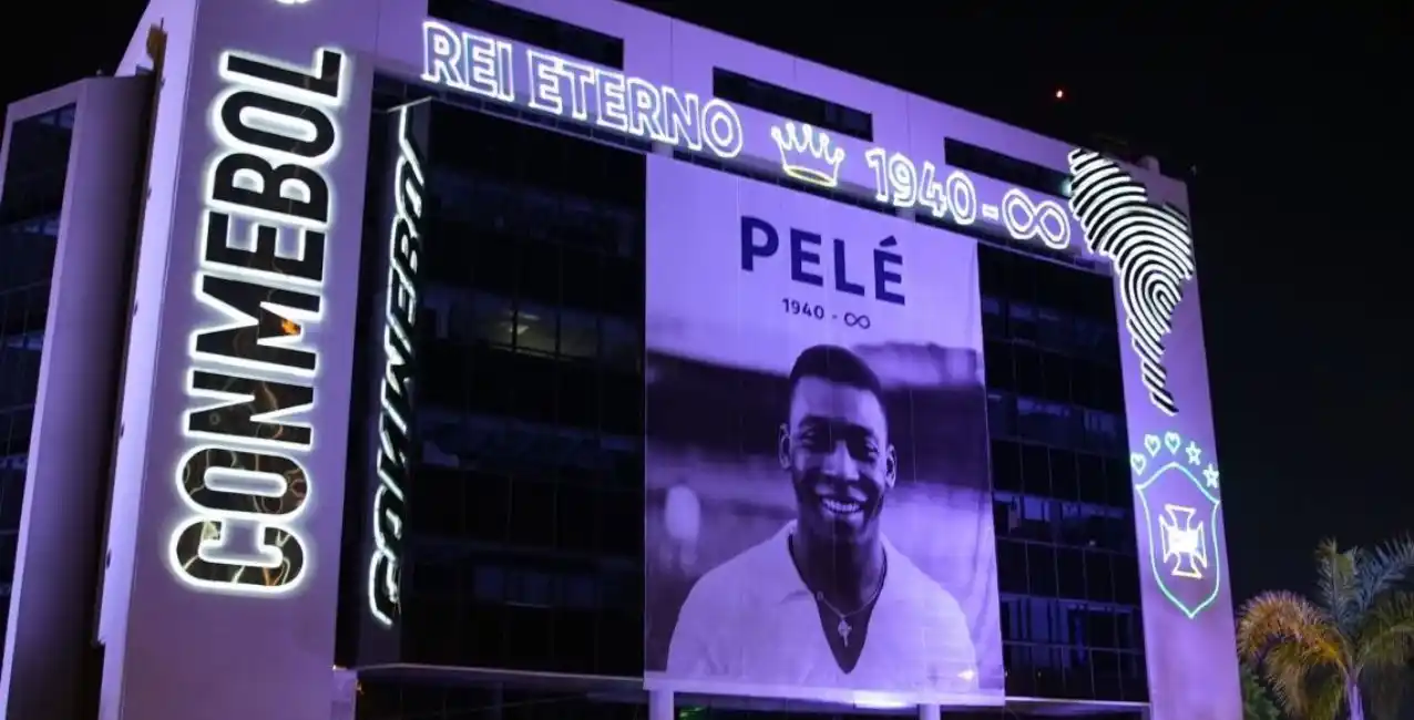 La Conmebol declaró duelo por la muerte de Pelé