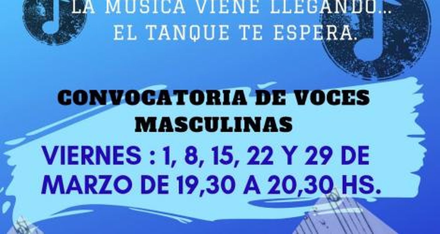 Coro Farabollini: Convocatoria de voces masculinas
