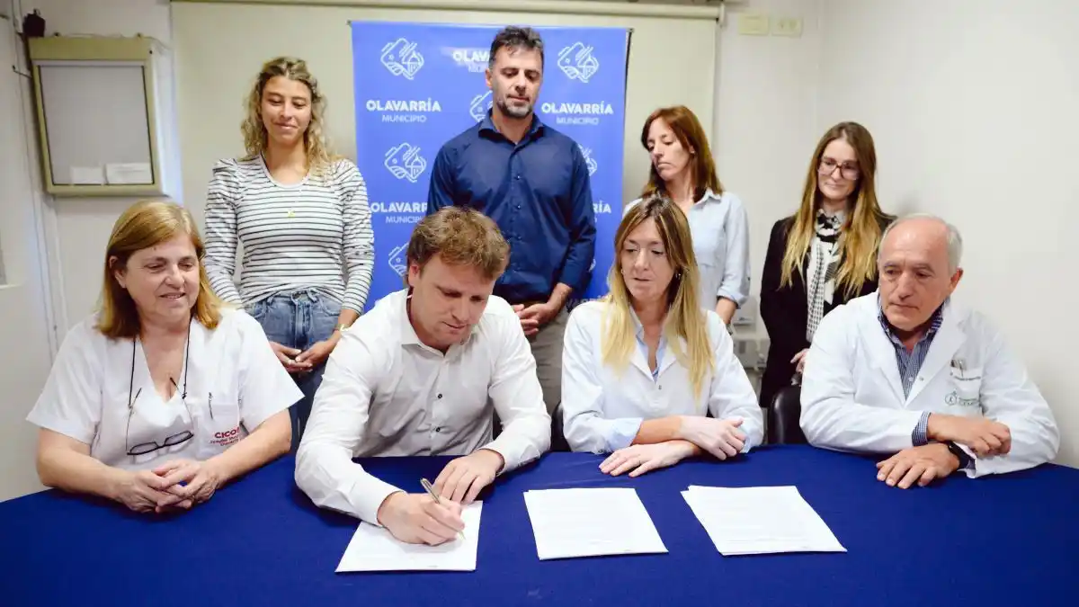 El convenio. Asegura el servicio de neonatología en Olavarría
