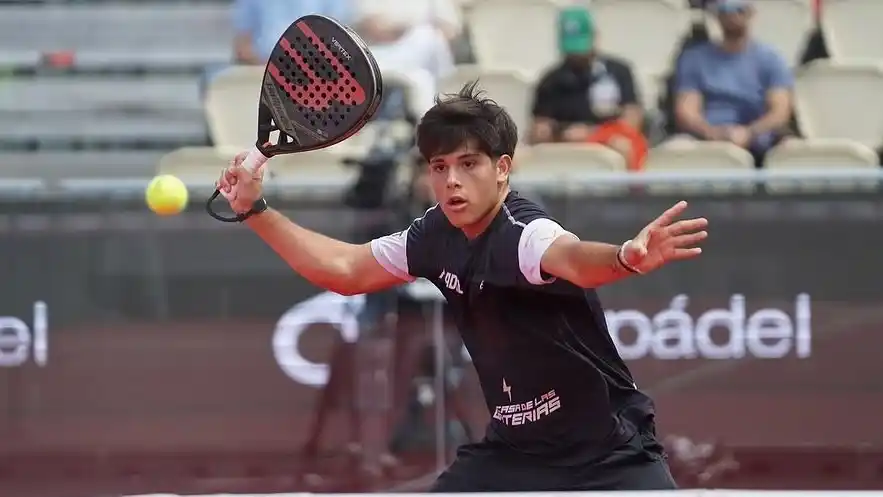 Francisco Maier transita un buen momento en el Circuito A1 Pádel