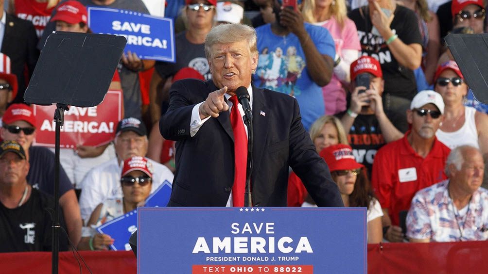 Trump acusó a Biden de “destruir la Nación”
