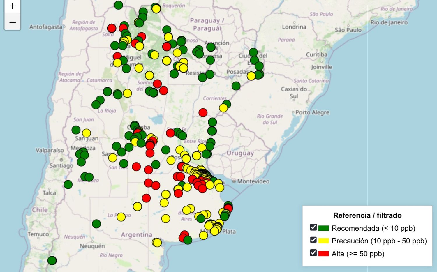 mapa arsénico - 2