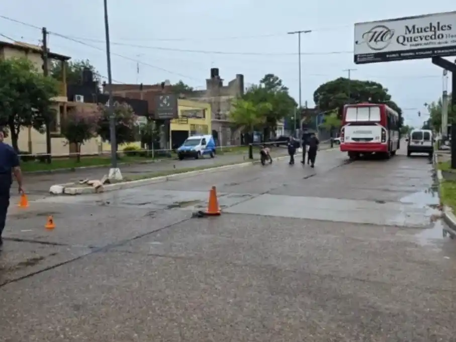 Un lamentable accidente terminó con la vida de un motociclista de 65 años.