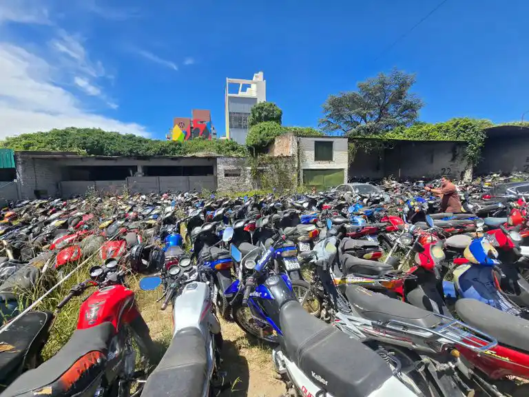 Secuestros. Cientos de motocicletas serán compactadas