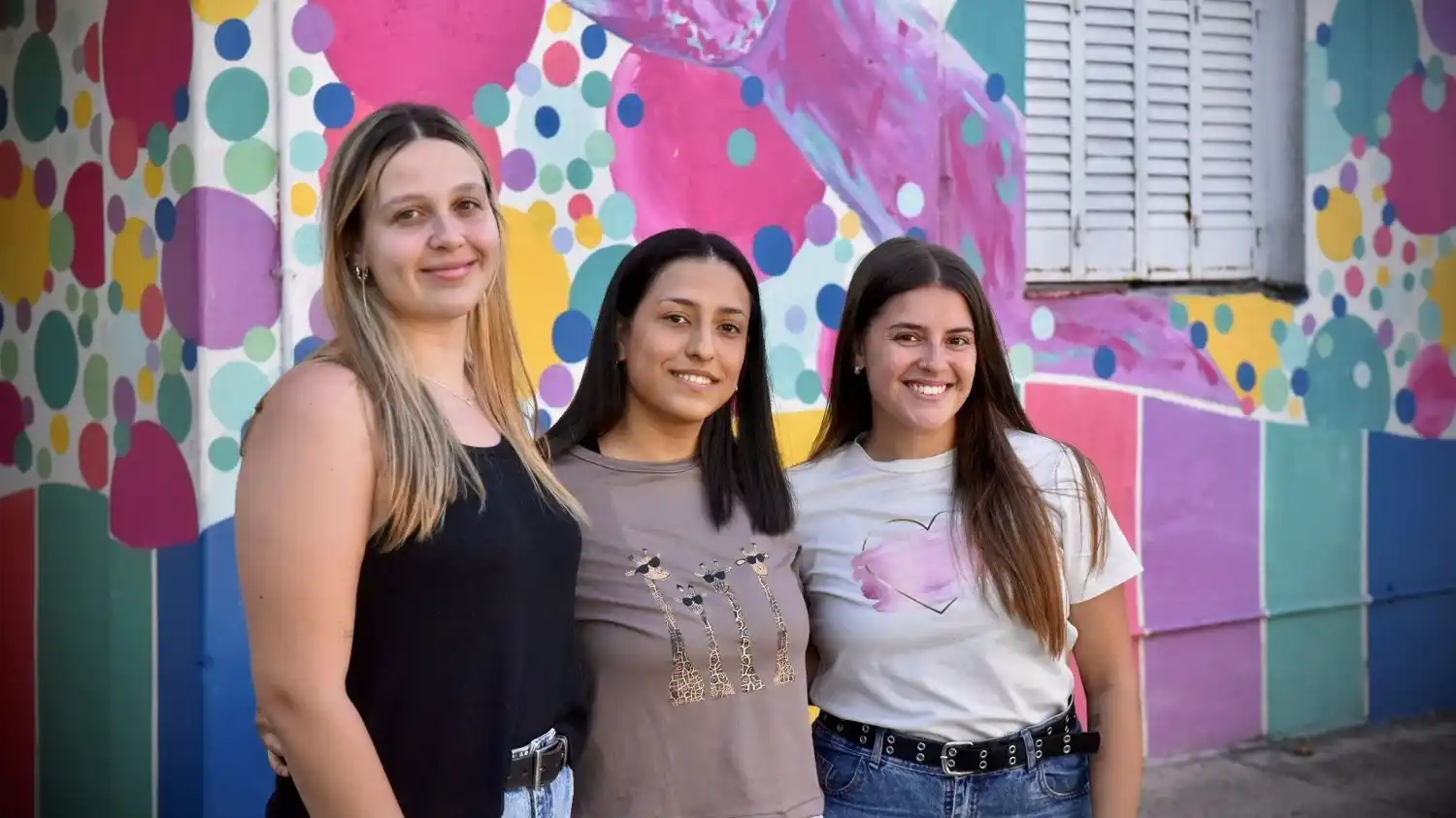 Las integrantes de la “COPE”, Valentina Rossi, Paulina Ochoa Itking y María Ángeles Gonzalez