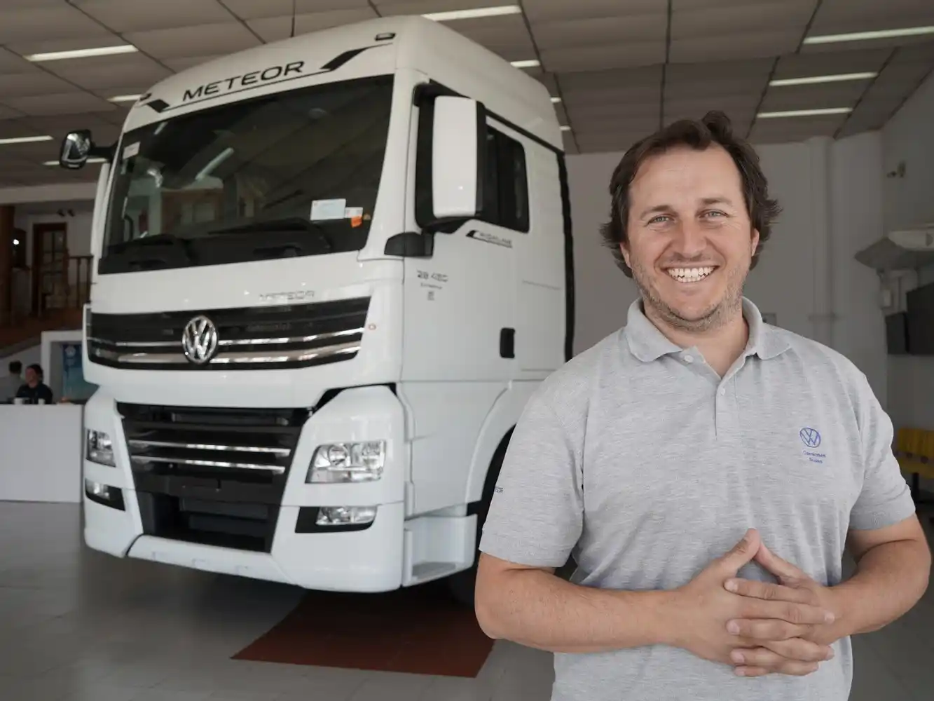 Presentación. Martín Simonpietri contó acerca de los nuevos modelos de camiones extrapesados de VW.