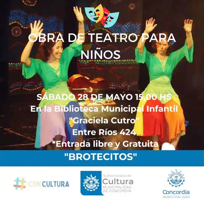 FUNCI�N GRATUITA DE TEATRO INFANTIL EN LA BIBLIOTECA �SGRACIELA CUTRO⬝