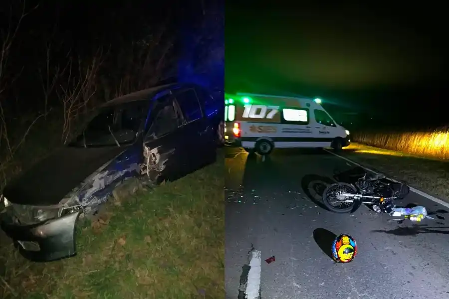 Dos choques a pocos kilómetros de distancia con un herido en ruta 33