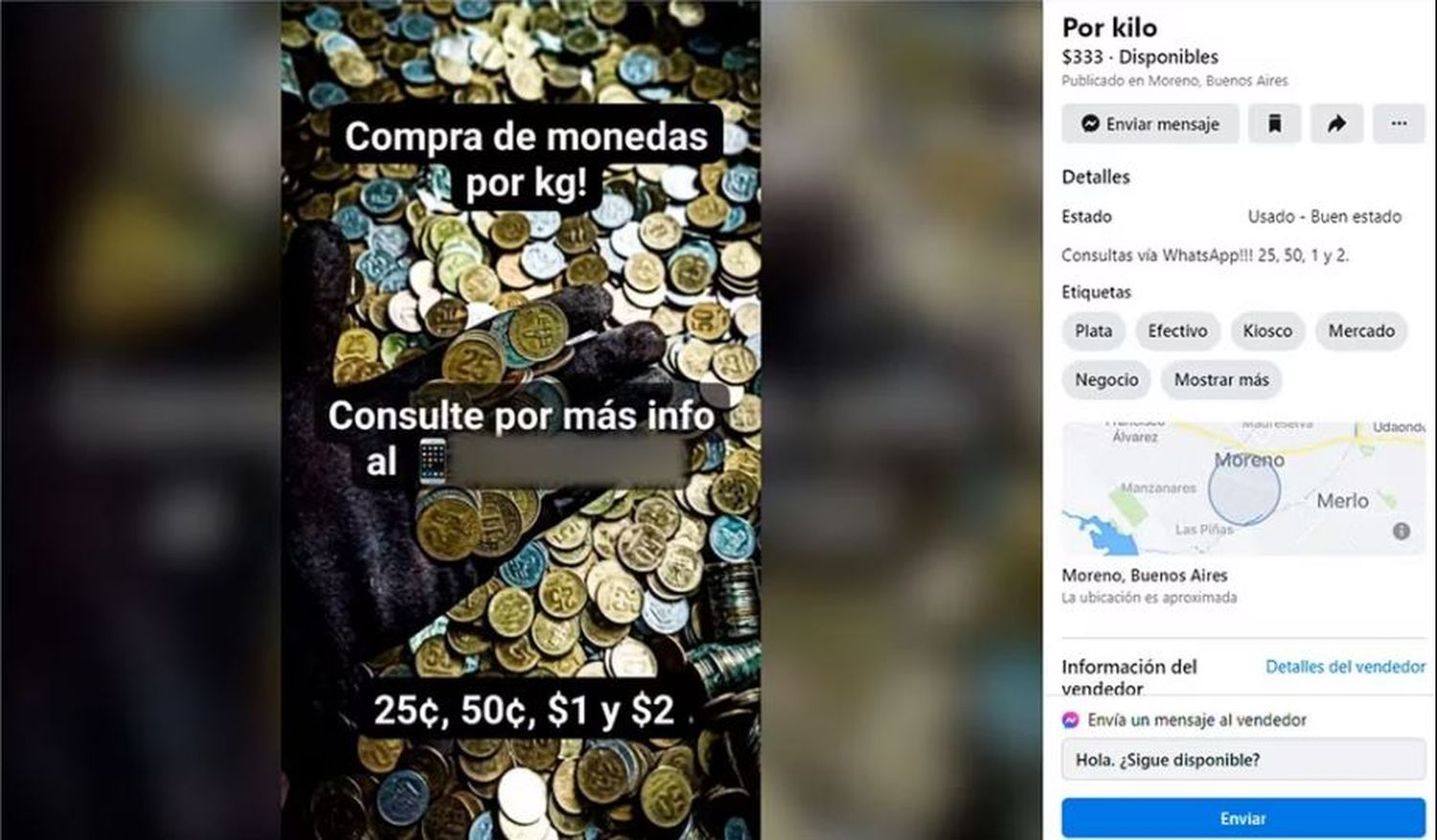 Venta de monedas por kilo: cómo hacen y cuánto ganan los que negocian con los metales del dinero argentino