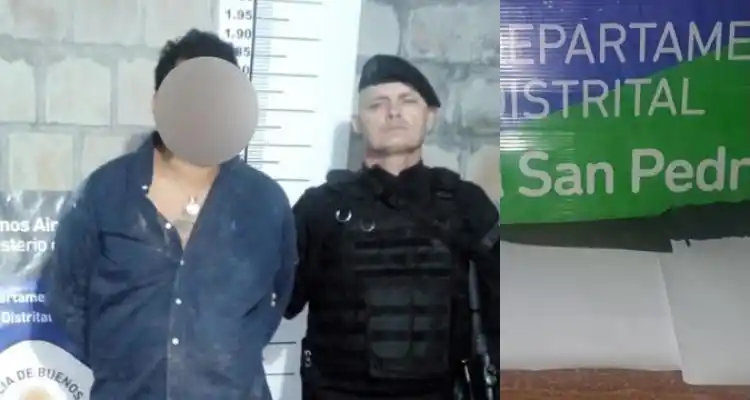 Conflicto barrial terminó con un detenido y dos patrulleros dañados a piedrazos