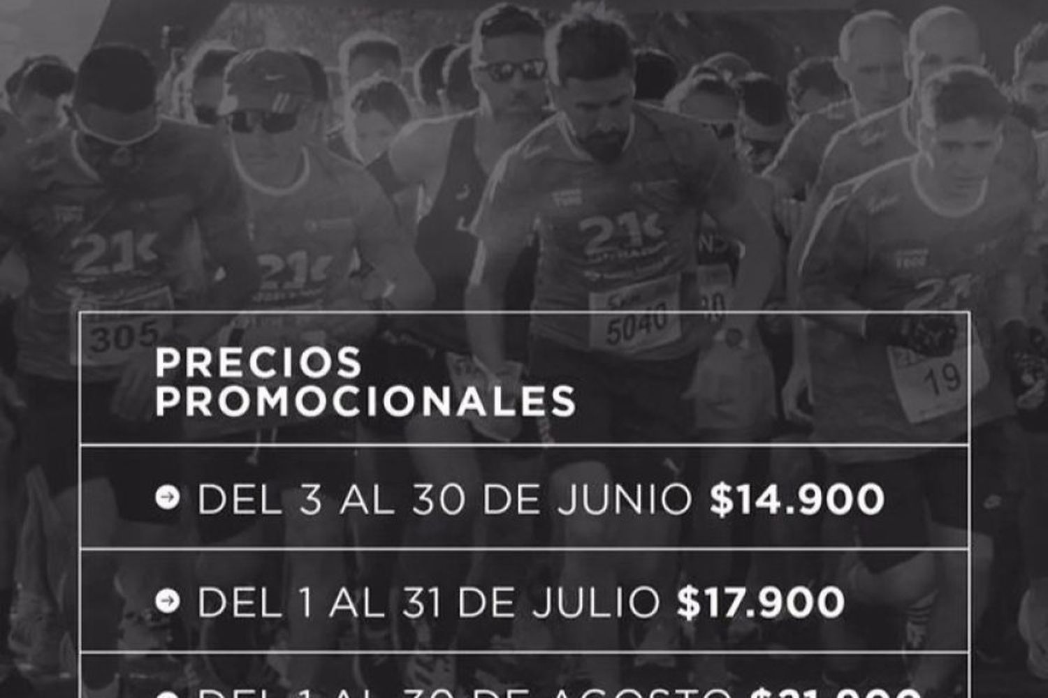 Los premios para los 21k de Rafaela