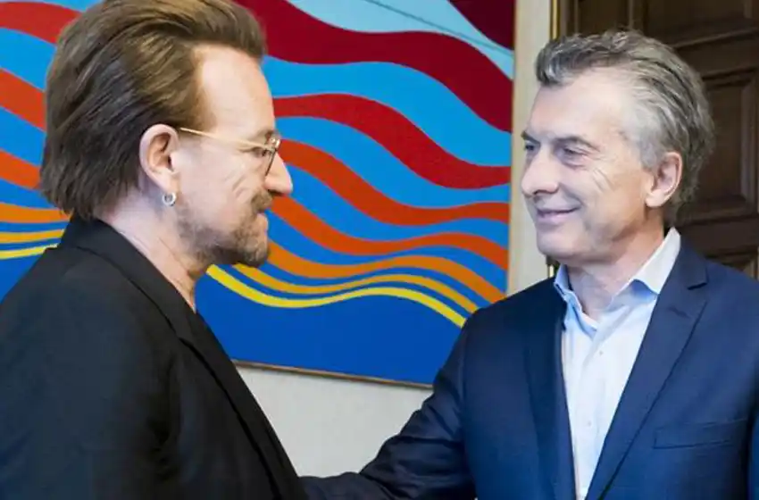 El cantante de U2 le consultó a Macri por Santiago Maldonado