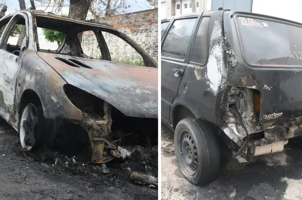 Los quema-coches hicieron de las suyas en la ciudad de Santa Fe