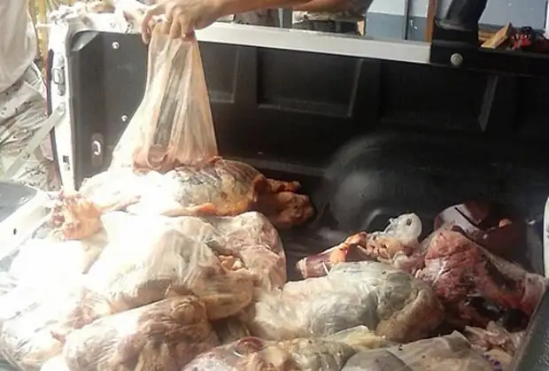 Decomisaron 120 kilos de carne vacuna putrefacta de un comercio en Federación 