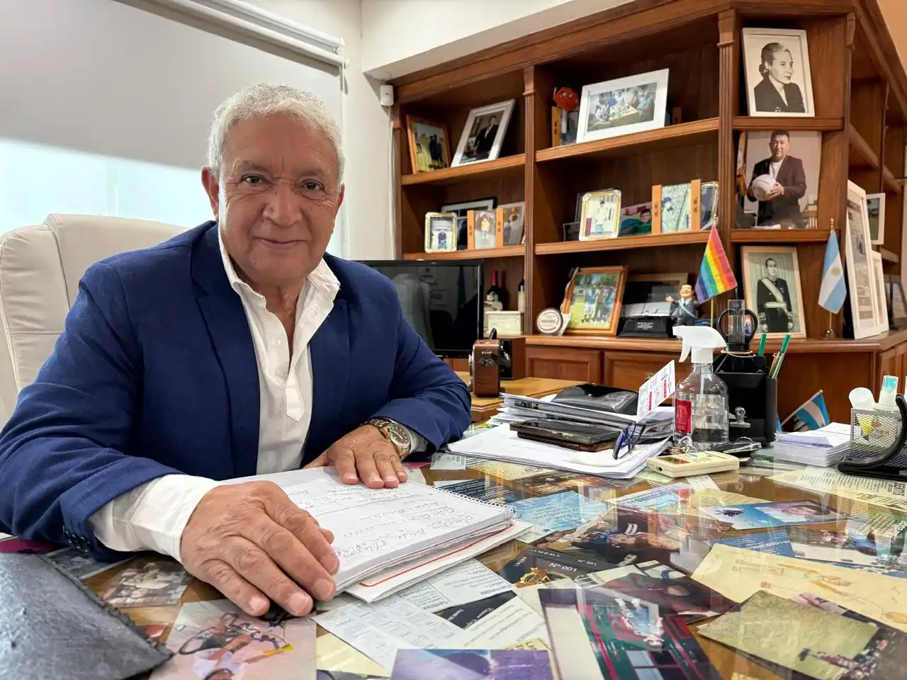 "Nuestro proyecto político es trabajar, trabajar y trabajar", aseguró Raúl Escudero.