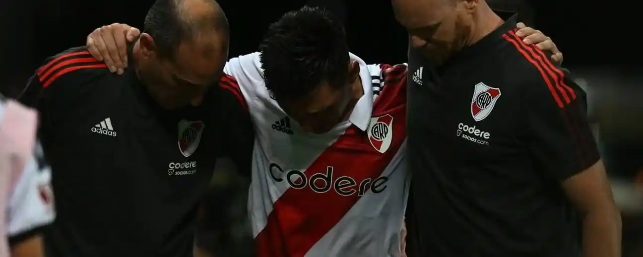 Kranevitter sufrió una dura fractura en su regreso a River