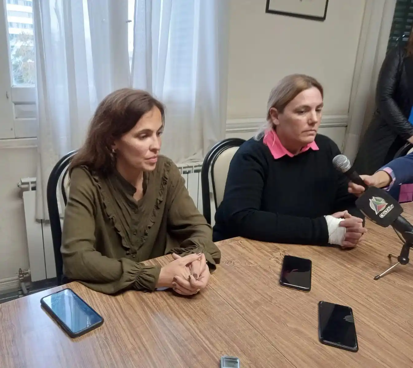 La titular del cuerpo, Mara Redivo, habló con la prensa. FOTO: LU24