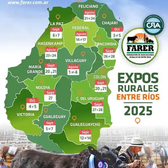Villaguay abrirá el calendario provincial de muestras rurales