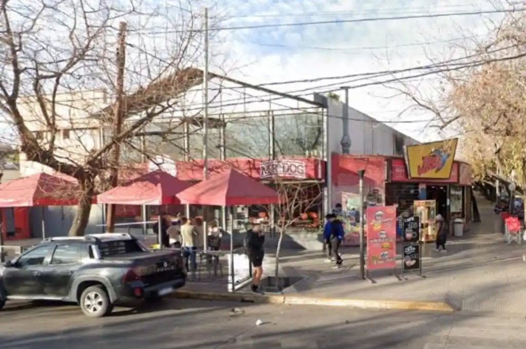 El local en donde se refugió el delincuente.